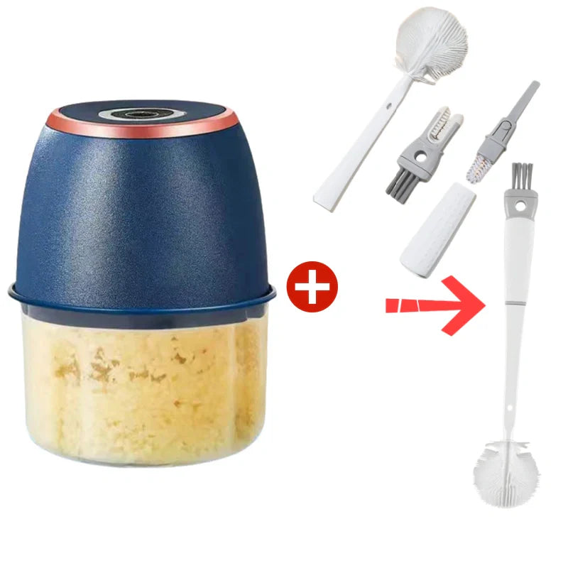 📢📢50% OFF!!⏰Cordless Electric Garlic Chopper & Mincer