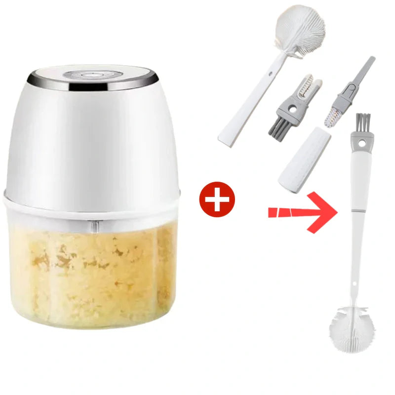 📢📢50% OFF!!⏰Cordless Electric Garlic Chopper & Mincer