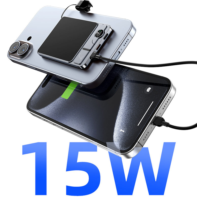 ✨ Stay Charged Anywhere: 3-in-1 Slim Magnetic Charger with Integrated Stand (50% OFF)"