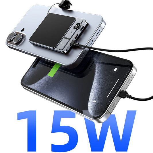 ✨ Stay Charged Anywhere: 3-in-1 Slim Magnetic Charger with Integrated Stand (50% OFF)"
